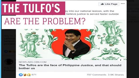 The Tulfos are the face of Philippine Justice, and that should bother.